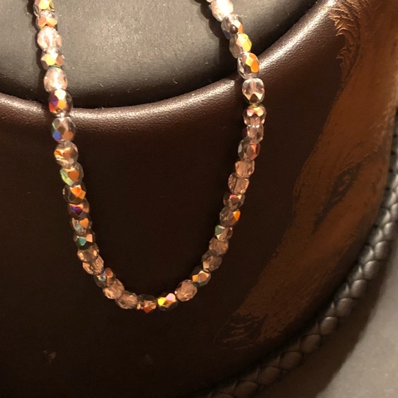 🔥SALE🔥 Silver Mix Czech Glass Convertible Necklace - Picture 3 of 7